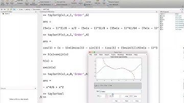 Matlab #07: Polinomio de Taylor en una variable