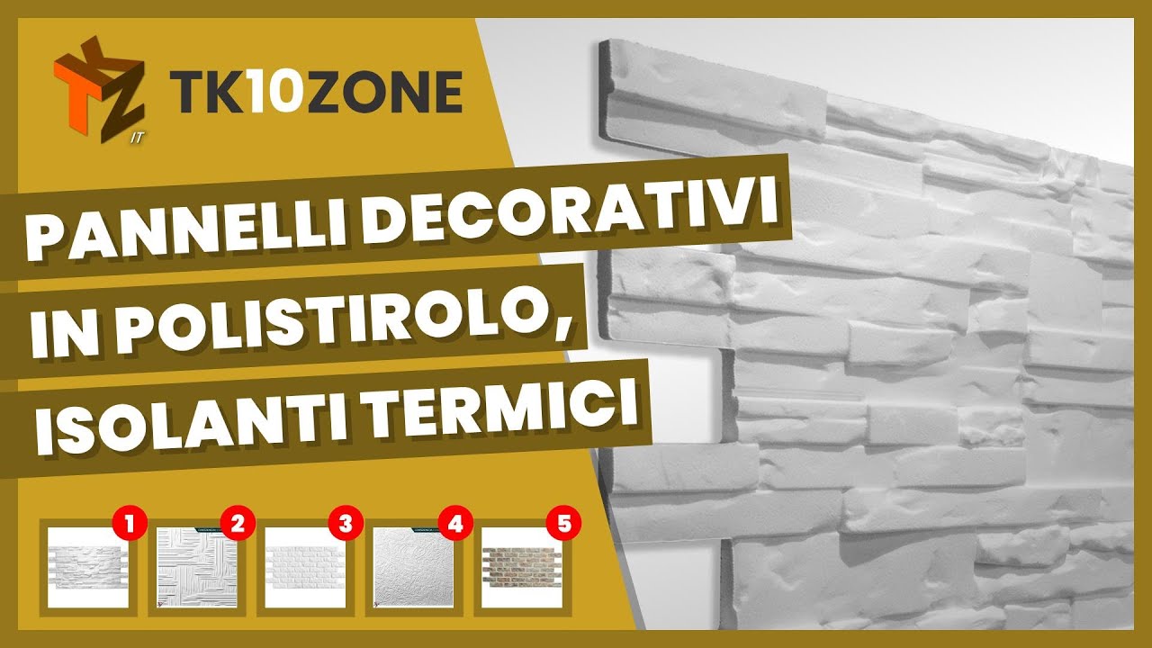 I 5 migliori pannelli decorativi in polistirolo, isolanti termici