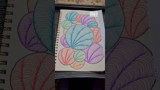 Peaceful doodling | D7 #doodleart #doodle #mindfuldrawing #mindfuldoodling #craft #craftideas #fyp