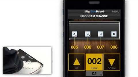 IK Multimedia  iRig BlueBoard - Pédalier MIDI Bluetooth pour iPod, iPhone, iPad et Mac