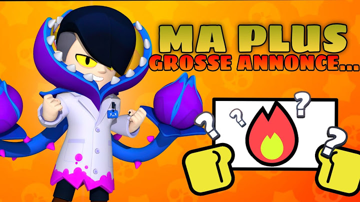 Je vous l'annonce enfin...