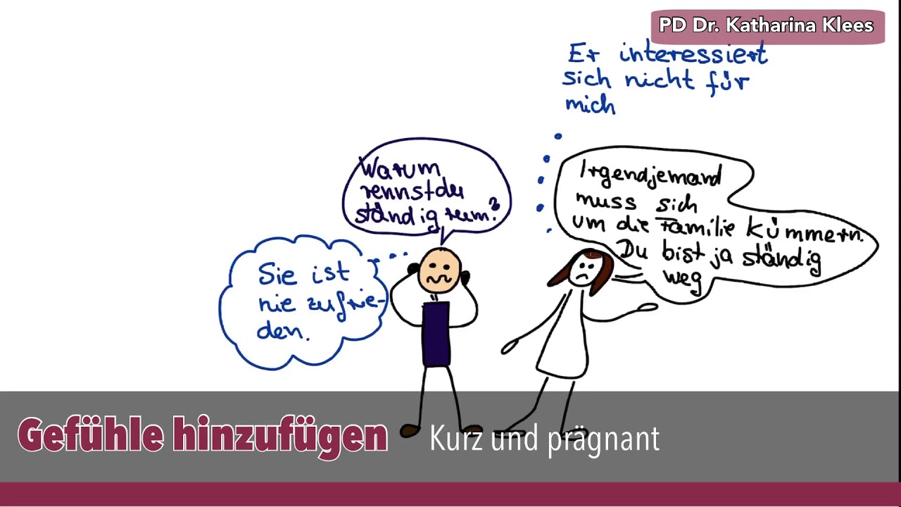 Stimmt die Basis einer Partnerschaft? Die Streit-Skizze