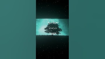 سورة الرعد|12-13|القارئ:#محمد_اللحيدان #قران #quran #راحة_نفسية #قران_كريم #تلاوة_هادئة #تلاوة_خاشعة
