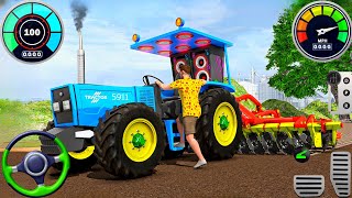 Real Farm Tractor Driving Simulator 3D - Farm Life Cargo Transport Walkthrough: Android Gameplay screenshot 1