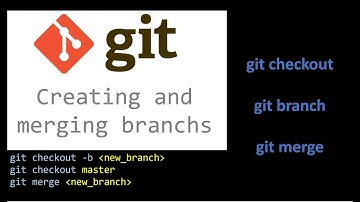 Git: creating and merging branchs