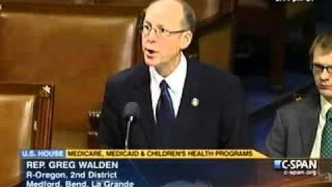 Rep. Walden on the Medicare doctor reimbursement rates