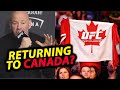 Dana White on UFC returning to Canada in 2023