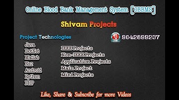 Online Blood Bank Management System in PHP