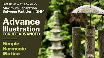 16. Advance Illustration | SHM | Maximum Separation Between Particles in SHM | by Ashish Arora