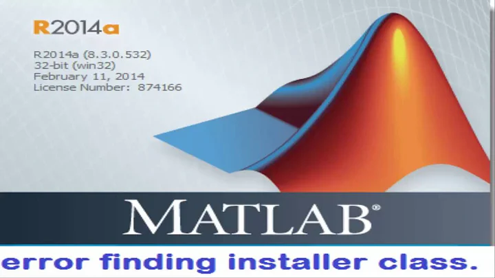 error finding installer class Matlab {SOLVED}