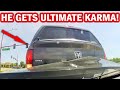 HE GETS KARMA AFTER BRAKE CHECK