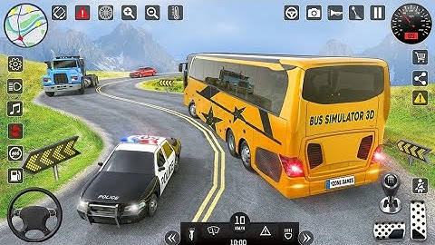 Mobile Bus Simulator Game //3D Bus Driving Android Mobile Gameplay 2025