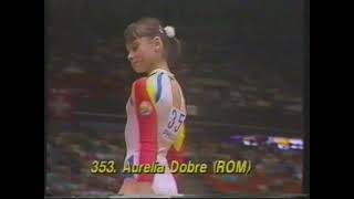 Aurelia Dobre Rom - Worlds 1987 - All Around - Floor Exercise