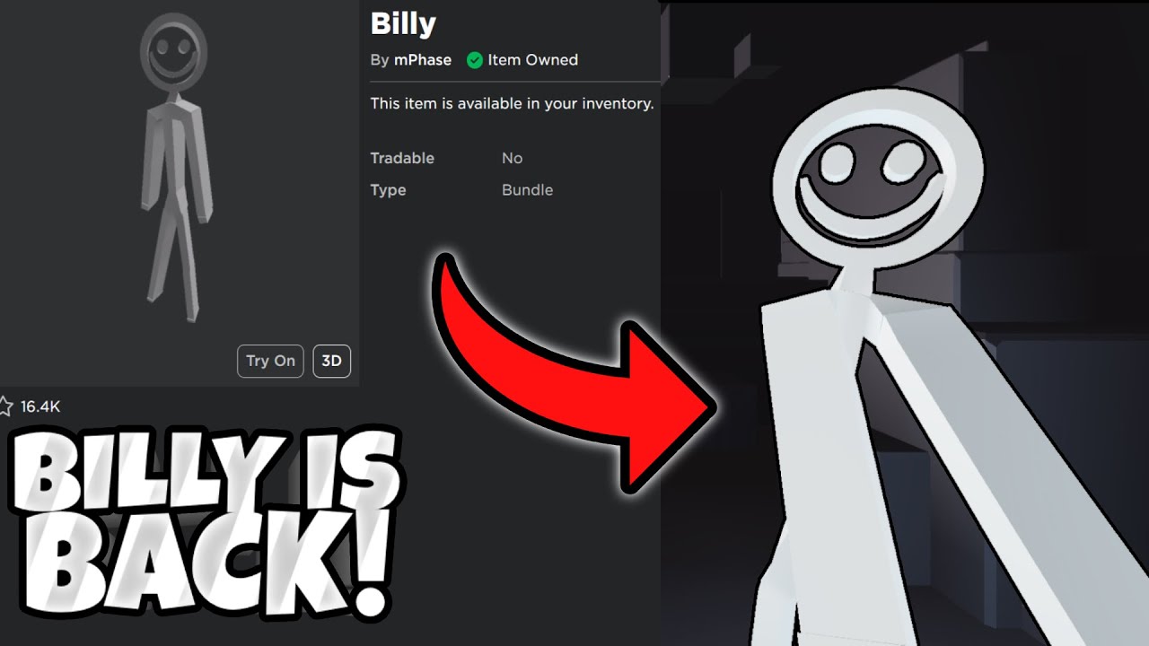 Roblox players get 'Bring Back Billy' trending due to character