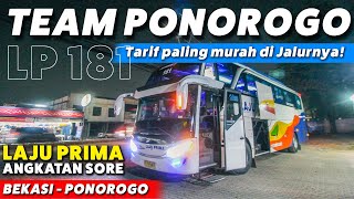 MAKE YOU CURIOUS! 😱 CHEAPEST FARE ON THE PONOROGO ROUTE | Trip Report Laju Prima LP181 (Bekasi-Po...