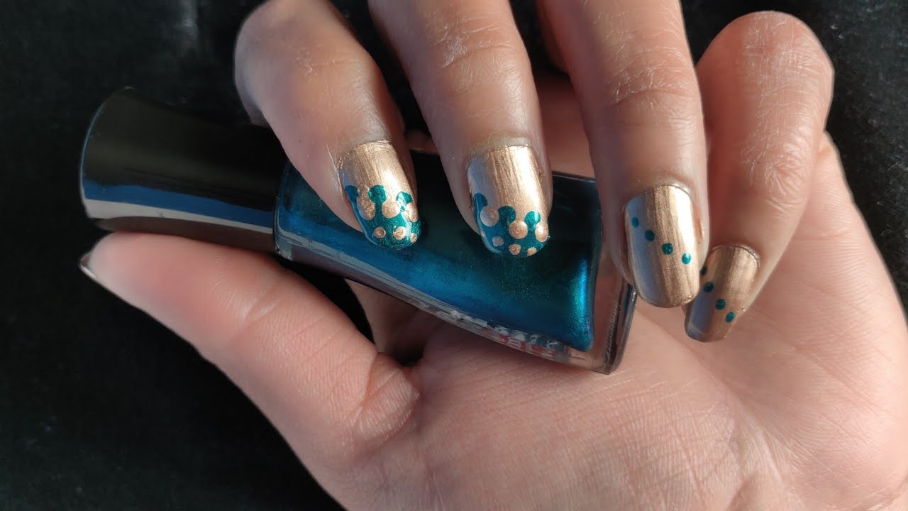 5. Easy DIY Nail Art Lines with a Dotting Tool - wide 1