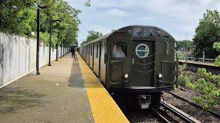 MTA: R10, R16, Redbird, BU Gate Cars move at Hoyt-Schermerhorn and Aqueduct-North Conduit Av
