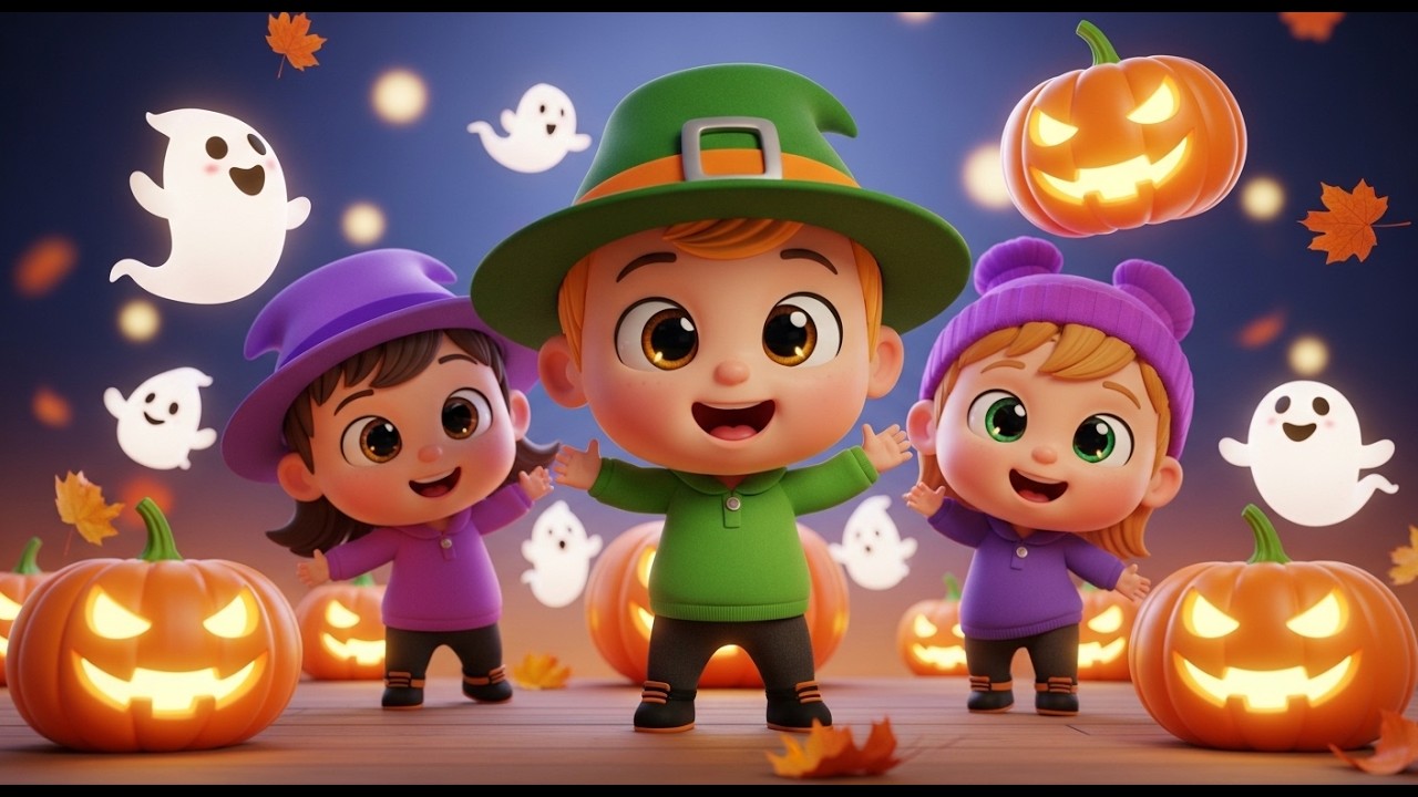 Spooky Little Pumpkins 🎃 Fun Halloween Song for Kids - YouTube