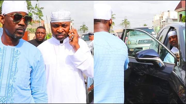 How Mc Oluomo Was Welcomed by Pasuma at His Mother’s  Burial Ceremony