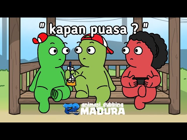 Kapan puasa ? -  animasi dubbing Madura || ep animation class=