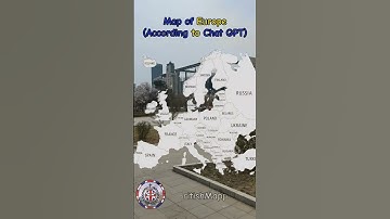 Map of Europe According to CHAT GPT