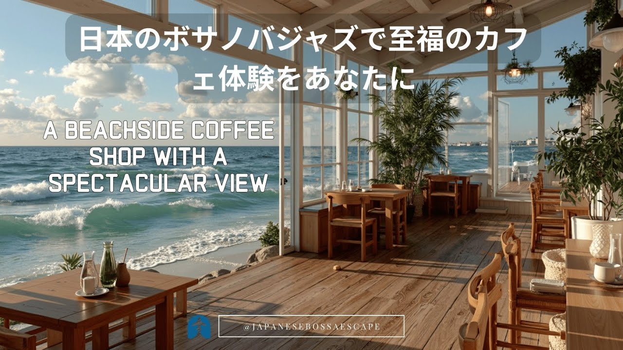 Okinawa at Dawn: Soulful Moments at a Beachside Cafe