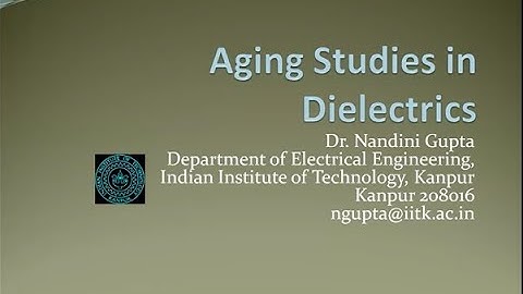 Aging Studies in Dielectrics