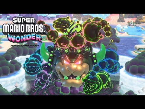 マリオワンダー】W1ボス ドカンロック平原のパレス ワンダー