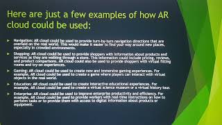 What’s AR Cloud The Augmented Reality Cloud Explained