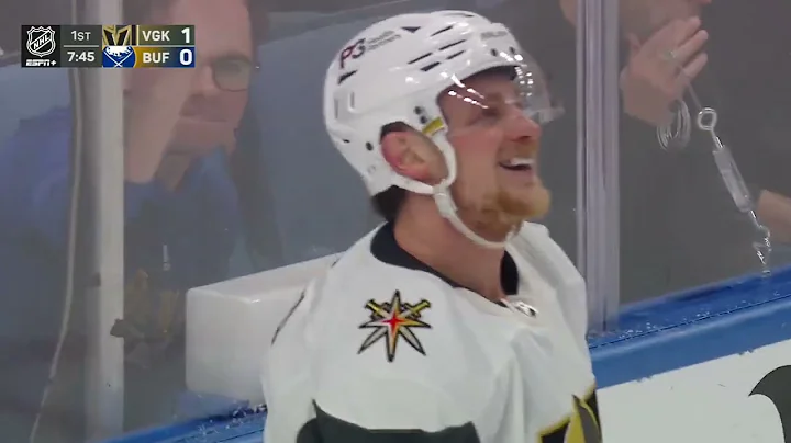 Eichel denied on breakaway to the delight of Sabre...
