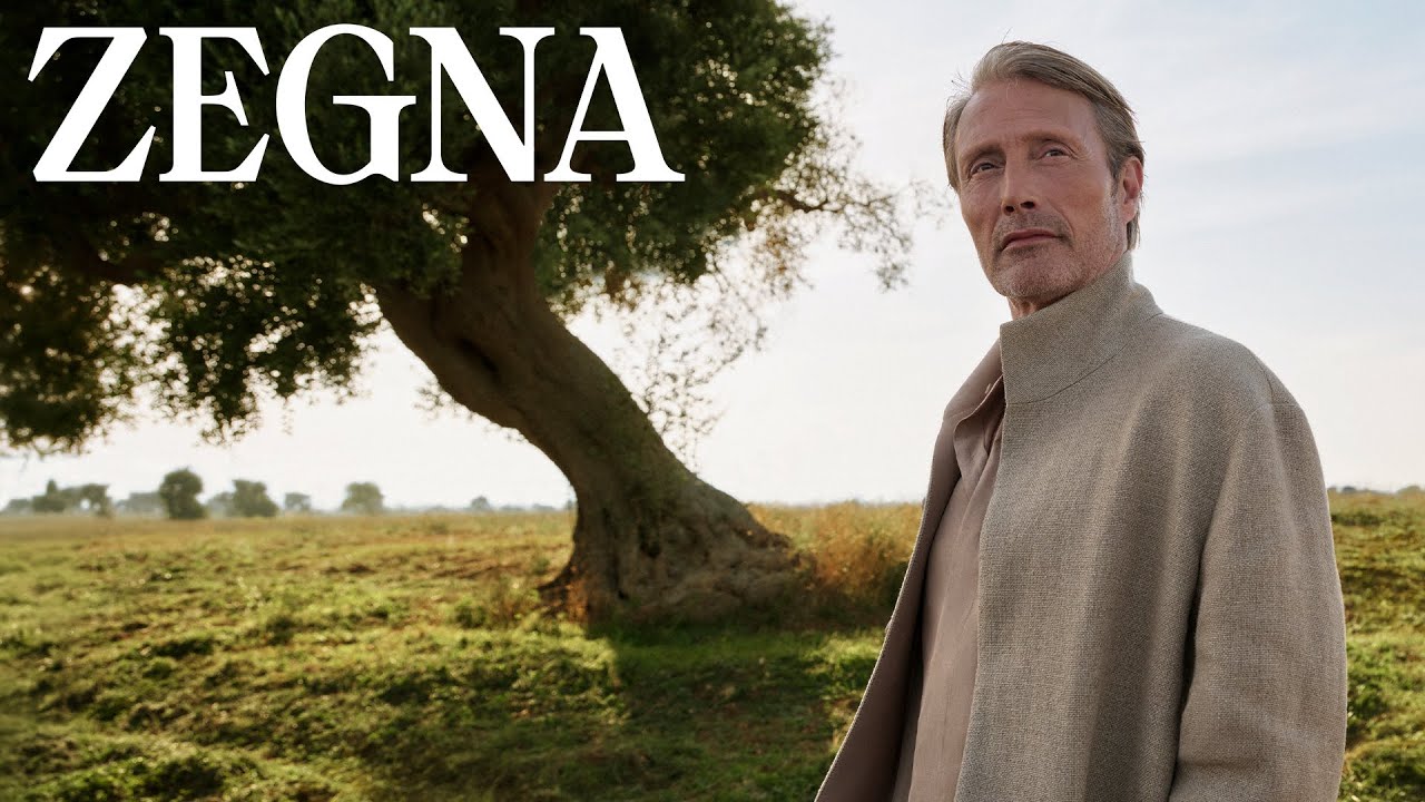 Global Ambassador Mads Mikkelsen embodies timeless Italian sophistication in Oasi Lino.