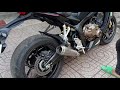 CBR650R lên Pô Arow chính hãng đập thùng + cổ fullsysem inox304 hàng nhập ThaiLand