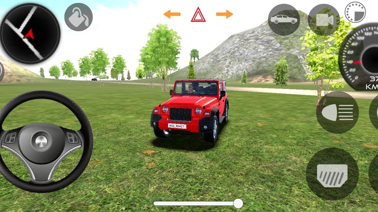 Mahindra Thar Driving in Indian Cars Simulator.#edroidgameplaystv #indiancarsimulator3d