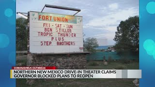 Northern New Mexico drive-in theater claims governor blocked plans to reopen