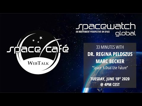 Space Café WebTalk - Dr. Regina Peldszus & Marc Becker - 16. June 2020
