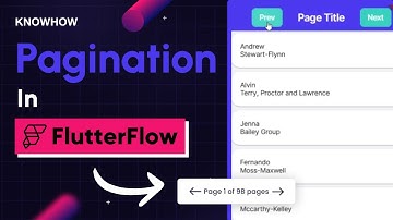 Pagination and its Types in FlutterFlow 2024 | No Code Development