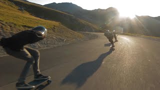 Downhill skateboarding - French Alps with Max Pinaud
