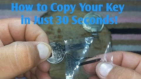 Quick Key Duplication: 30-Second Method Revealed ! | inventions