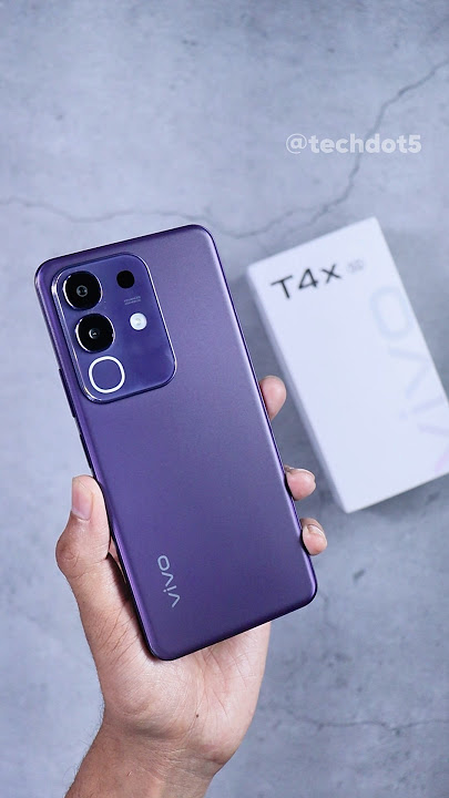 Vivo T4x 5g Unboxing & Review 🔥 #vivo #vivot4x5g #techdot #shorts