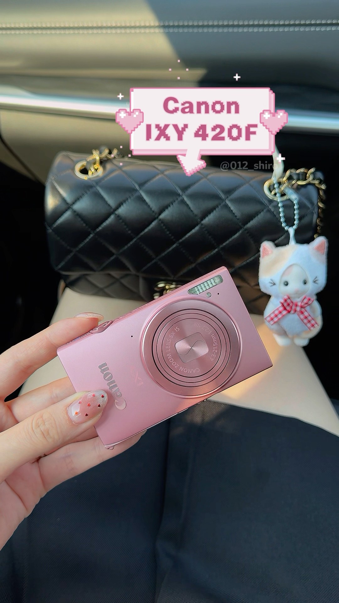 相棒のピンクカメラ💖Canon IXY 420F - YouTube