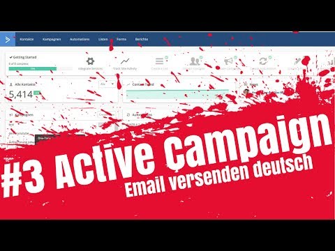 #3 Active Campaign Email versenden deutsch