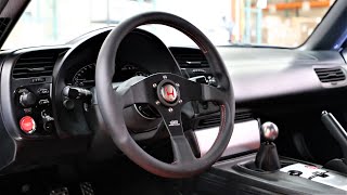 God Hand mod? Honda S2000 Mugen Steering Wheel Install (Works Quick Release/Short Hub, NSXR Horn)