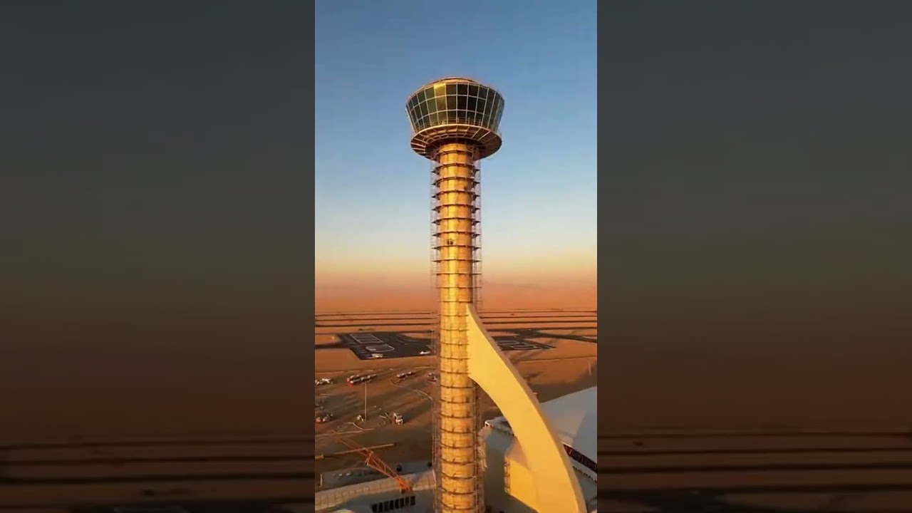 $3B Oasis: Building a Massive International Airport in the Desert (Time-lapse) 