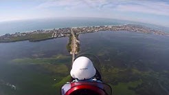 AR-1 Gyroplane flight Anna Maria Island, Holmes Beach, Palmetto, Bradenton, Airport Manatee, Florida 