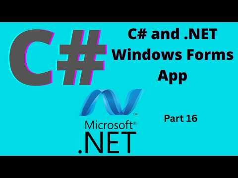 How to create Background Color Changer App in Windows Forms Using C# in Visual Studio, (Part 16)