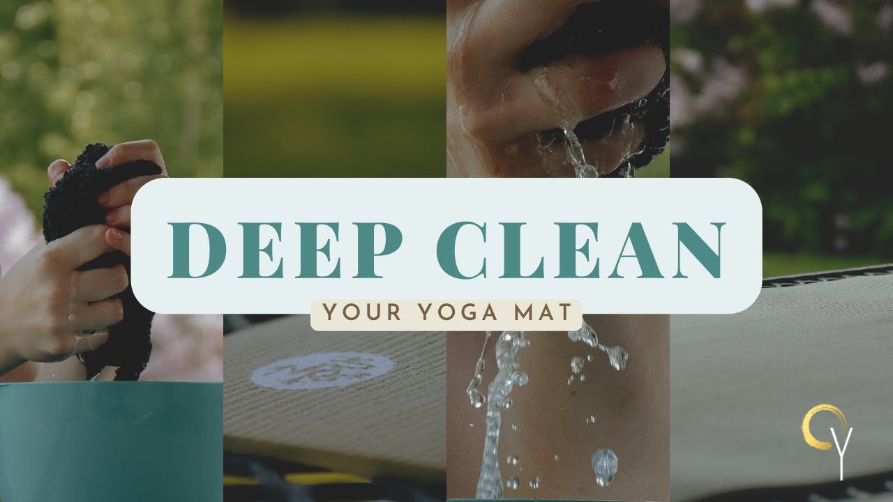 How to deep clean your yoga mat! YouTube