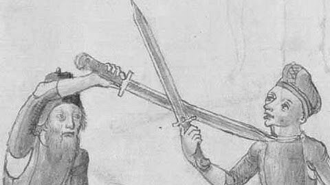 Full width tangs on knives and swords