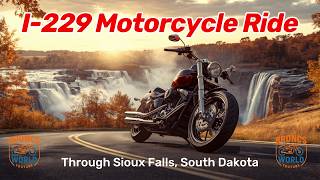 Flying Through Sioux Falls on I-229 🏍️💨 | Wind Therapy at Its Best