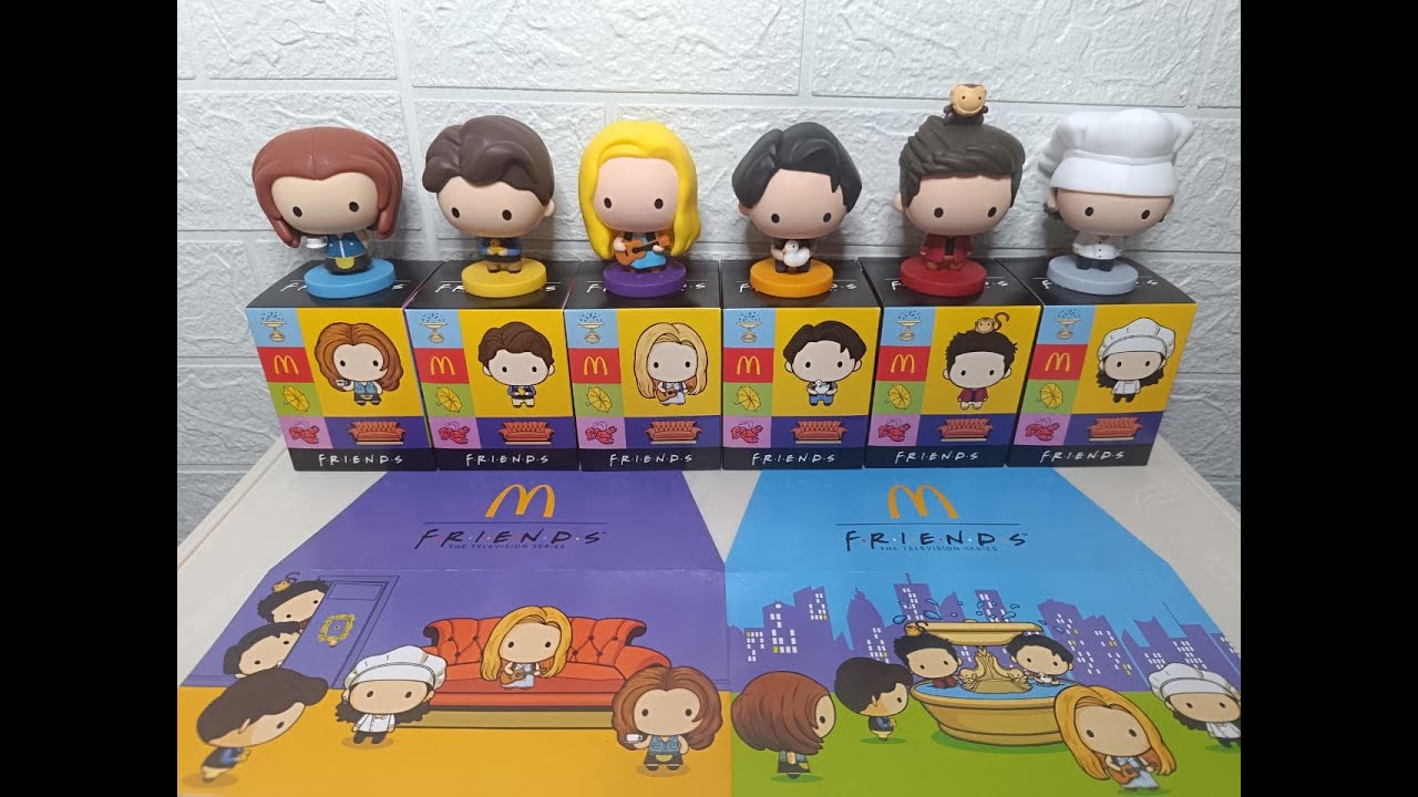 unboxing mainan FRIENDS Meal rilis 1 Desember 2025 (pertama kali buka mainan box nya di sticker)