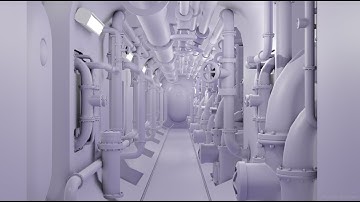 making a submarine corridor in blender 2 8 start to finish